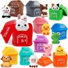 10pcs Montessori Farm Animal Learning Toys for Toddlers - Counting, Matching, Sorting, and Fine Motor Games - Perfect Christmas, Birthday, or Easter Gift for Baby Boys and Girls
