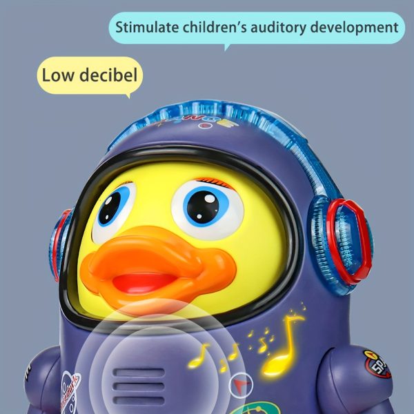 Musical Space Duck Toy for Toddlers - Encourages Crawling and Tummy Time Development
