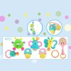 Newborn Baby Rattle Toy, A Set Of Multiple Pieces Of Teething Gum That Can Be Boiled In Water, Baby Keepsake Birthday Gift, New Year Gift [random Color Accessories]