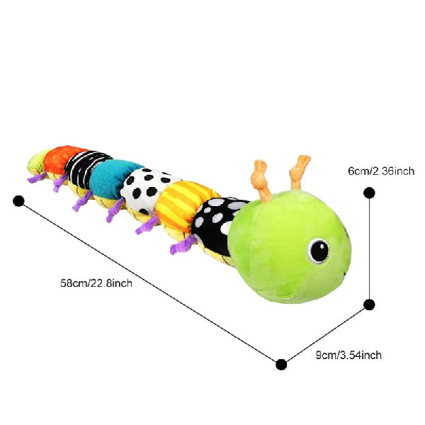 Interactive Musical Caterpillar Toy for Babies and Toddlers - Soft Plush Educational Gift with Fun Melodies and Colors!