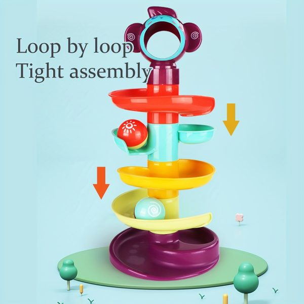 Early Education Baby Toy Set - Track Ball, Spin and Play - Perfect for Halloween, Christmas, and Thanksgiving Gifts