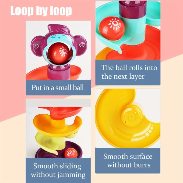 Early Education Baby Toy Set - Track Ball, Spin and Play - Perfect for Halloween, Christmas, and Thanksgiving Gifts