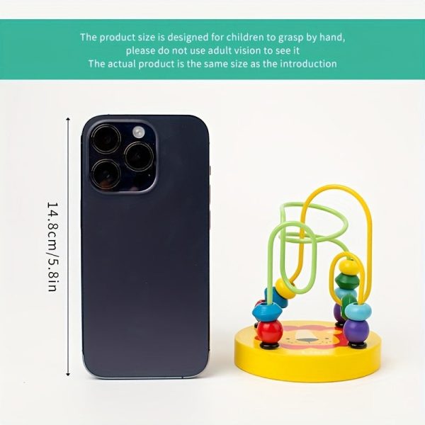 6 In 1 Wooden Montessori Toys, Preschool Kids Educational Toys, Musical Instruments Multifunctional Preschool Teaching Toys, Beads, Clock Shape, Caterpillar Shape Halloween Thanksgiving Christmas Gift