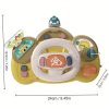 Interactive Steering Wheel Toy for Kids - Realistic Co-pilot Experience with Sound Effects, Soft Lighting, and Magic Tape Strap - Multi-functional and Fun Learning Tool in Gift Box Packaging
