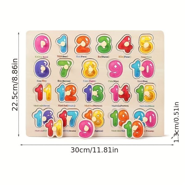 Educational Hand Scratching Board Puzzle Building Blocks for Kids - Cognitive Shape Development Toy for Boys and Girls - Perfect Christmas, Halloween, and Thanksgiving Gift