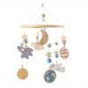 Wooden Space Bed Bell - Calming and Entertaining for Babies