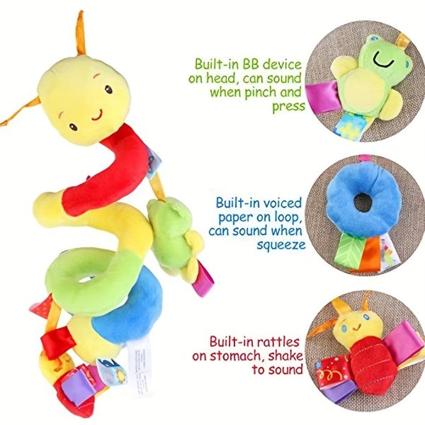 Delightful Baby Hanging Rattles Toys - Soft Mobiles Stroller Crib Cot Spiral Toy - Creative Newborn Gift for 0-12 Months Babies!