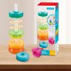 New Rotating Rainbow Rotating Music Stacking Music Baby Infant Color Shape Cognition Early Education Puzzle Development Intelligence Sleeve Circle Children's Toys For Boys And Girls