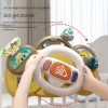 Interactive Steering Wheel Toy for Kids - Realistic Co-pilot Experience with Sound Effects, Soft Lighting, and Magic Tape Strap - Multi-functional and Fun Learning Tool in Gift Box Packaging