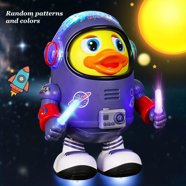 Musical Space Duck Toy for Toddlers - Encourages Crawling and Tummy Time Development