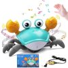 Dancing Crab Run Away Toy for Babies Crawling Interactive Escape Crabs Fuj?o Toys Baby Birthday Gift VIP Dropshipping with Box