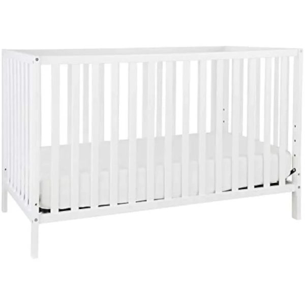 4-in-1 Convertible Crib in White