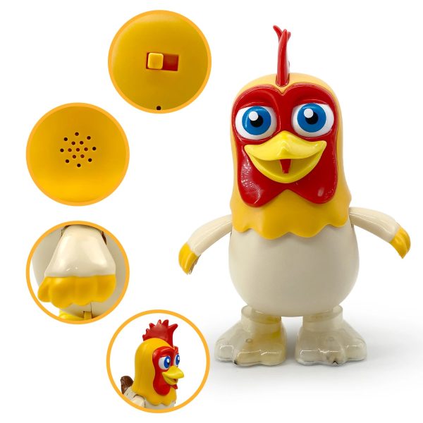 La Granja de Zenon Chicken Baby Toys Dancing Chicken Bartolito Toddlers Toys with Music Kids Interactive Early Learning Educatio