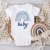 Rainbow Baby Print Newborn Clothes Baby Summer Rompers Infant Body Short Sleeve Baby Toddler Jumpsuit Baby Boy Girl Shower Gifts