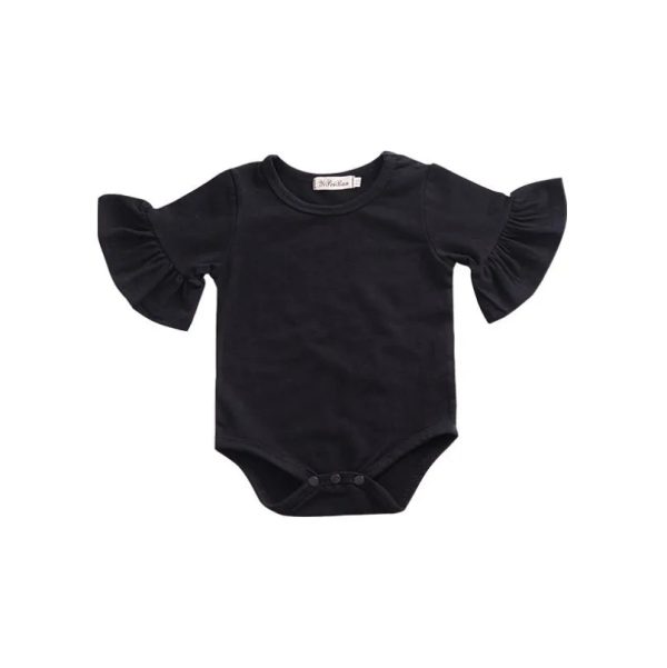 Special Offer~Simple Style Pagoda Sleeve Baby Jumpsuits/Lovely Solid Bodysuit 3072