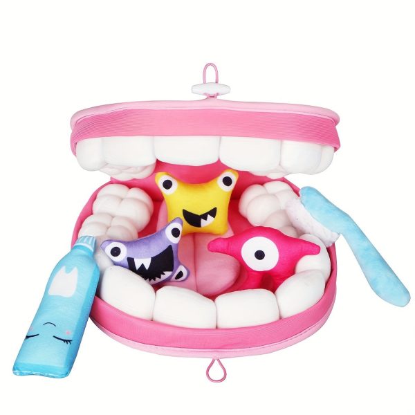 Teeth Cleaning Bacteria Early Education Educational Toys, Baby Play House Doctor Toys, Children's Early Educational Brushing Toddler Teaching Aids