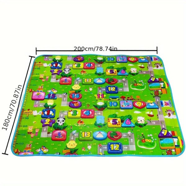 Double-Sided Baby Crawling Mat - Moisture-Proof, Waterproof Foam Floor Mat for Playtime - Perfect Gift for Holidays and Special Occasions