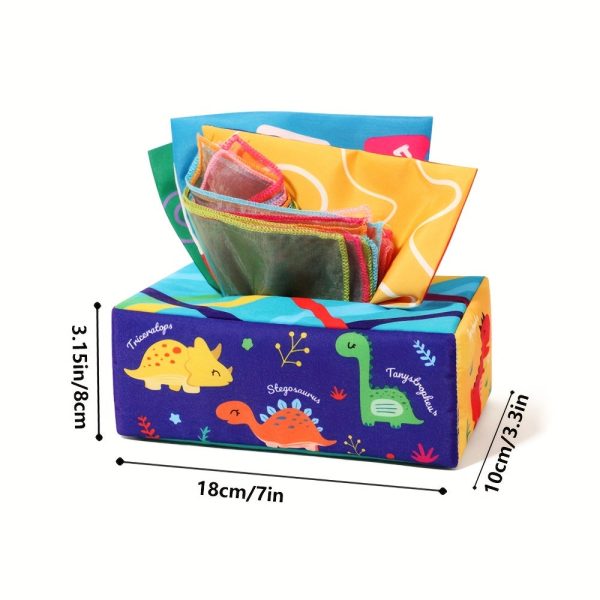 Montessori Tissue Box and Sensory Scarves for 6-12 Month Olds - Early Learning and Developmental Toys