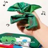 Montessori Baby Sensory Toy Set - Crinkle Paper Scarves and Tissue Box Toy for Early Learning and Development - Perfect Christmas or Easter Gift Idea