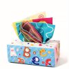 Montessori Tissue Box and Sensory Scarves for 6-12 Month Olds - Early Learning and Developmental Toys