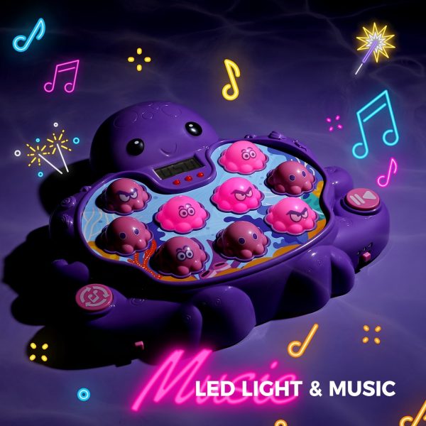 Toys For Toddlers Age 2-4, Whack A Octopus Game Baby Toy For Early Learning, Birthday Gift For Kids