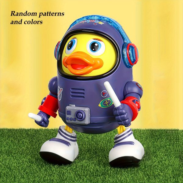 Musical Space Duck Toy for Toddlers - Encourages Crawling and Tummy Time Development