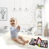 Tummy Time Mirror Toy, Foldable Floor Mirror Toy, Montessori Early Educational Toy