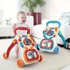 Multifunctional Sit Station Learning Walker for Early Education and Fun Activities - Detachable Game Panel, Music Learning Toys for Baby Boys and Girls - Perfect Christmas Gift
